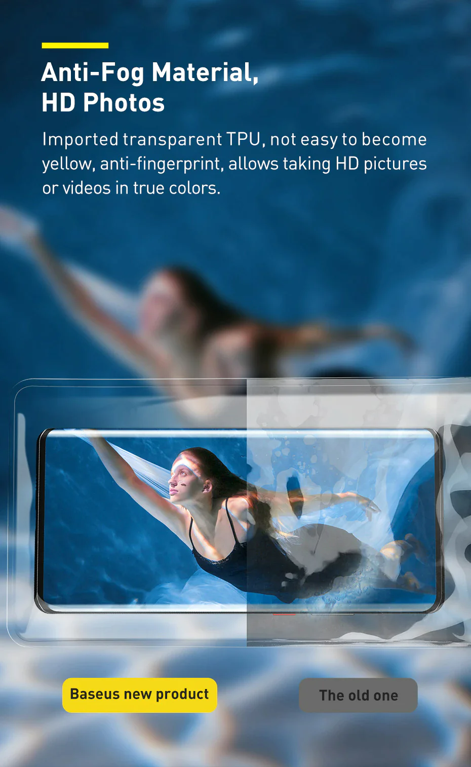 Enjoy Water Sports with Your Phone - Baseus Water Proof Pouch Bag and Protection Case for iPhone and Samsung