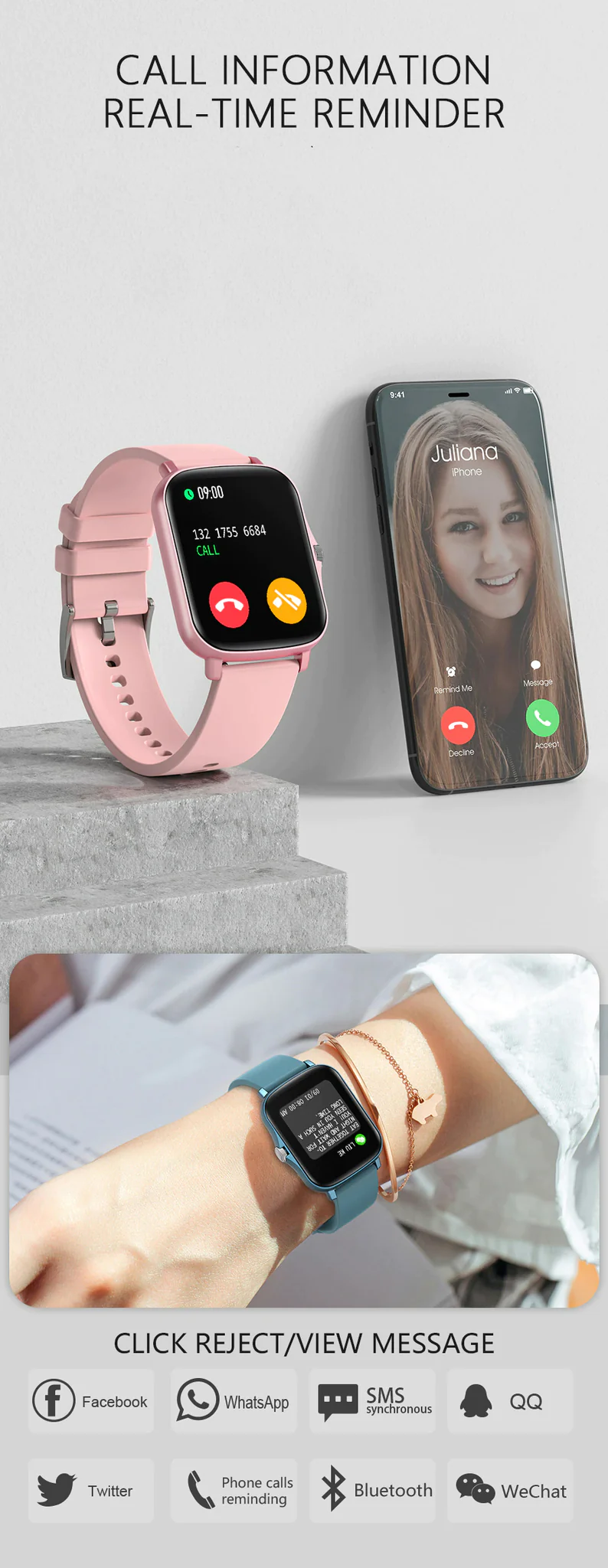 Isbel Urban Woman Smart Watch and Fitness Tracker GTS 2