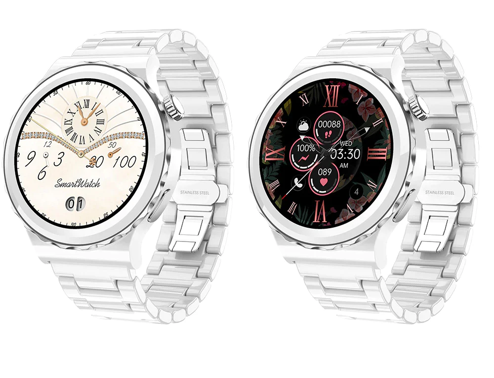 The perfect blend of style and Technology - New J3 Active Luxury Cera Gold Smart Watch and Health Tracker.