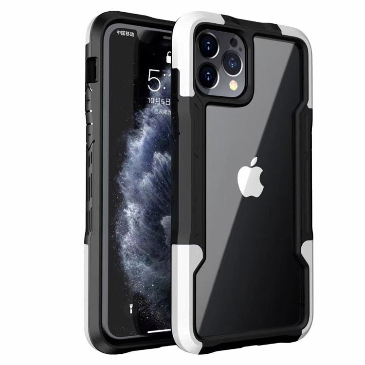 New Shockproof Transparent Hard TPU Phone Case for iPhone - WHITE, Sydney, Australia, Near me