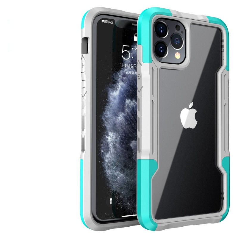 New Shockproof Transparent Hard TPU Phone Case for iPhone - MINT GREEN in Australia, Near  me, Sydney