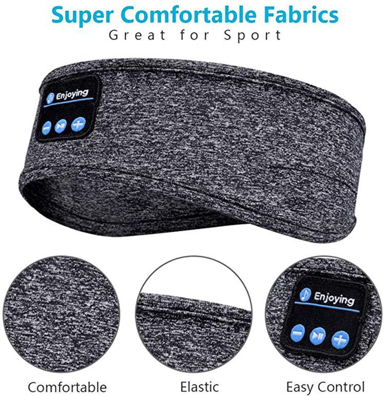 New Sports Bluetooth Headband - Ideal for the Active Lifestyle or a Better Sleeping Eye Mask.