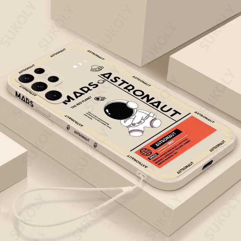 Space Explorer - The Samsung Galaxy Soft Silicone Phone Case The perfect way to show your love for space exploration with this stylish and protective phone case! The case is made of a soft and flexible silicone material that provides excellent shock absorption, protecting your phone from drops and impacts while remaining lightweight and comfortable.