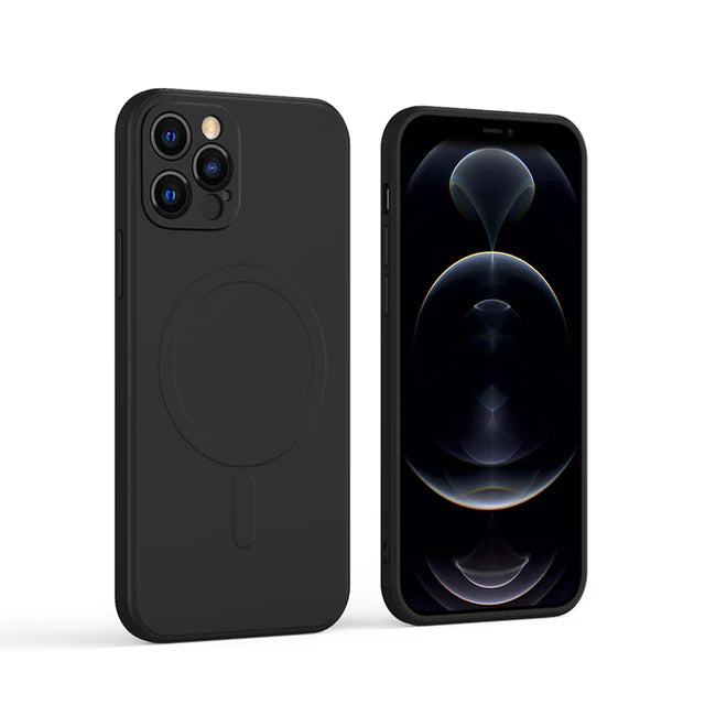 MagSafe Liquid Silicone Shockproof Case for iPhone 11/12/13 Series.