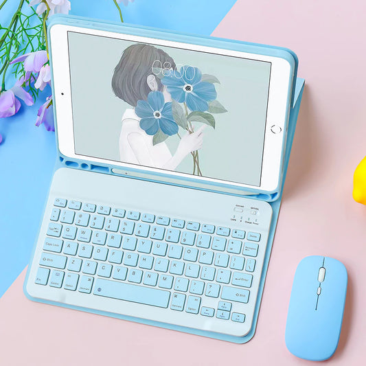 Silicon Honey Comp Breathable Case with PENCIL HOLDER and KEYBOARD