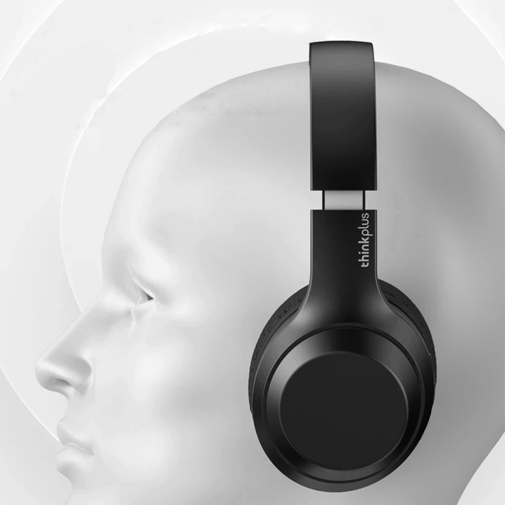 Lenovo TH10 Bluetooth Earphone: Telescopic Folding & 9D Surround Sound with XT88 Wireless Technology.