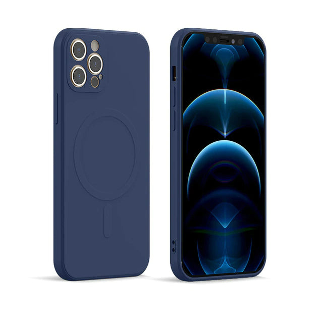 MagSafe Liquid Silicone Shockproof Case for iPhone 11/12/13 Series.
