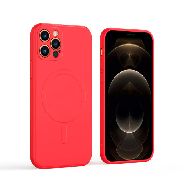 MagSafe Liquid Silicone Shockproof Case for iPhone 11/12/13 Series.