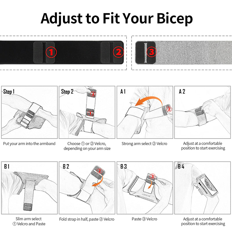 Universal Active Sports Armband Case for Smartphone / iPhone