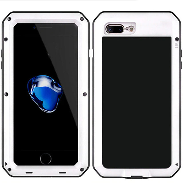 STUBBORN ARMOR - Heavy Duty 360 Full Body Waterproof Metal Case for iPhone X / 11 / 12 / 13 Series