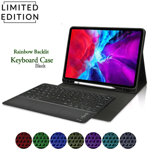 Luxury Protective Case for iPad Compo Multicolour Backlight Touch keyboard with Trackpad
