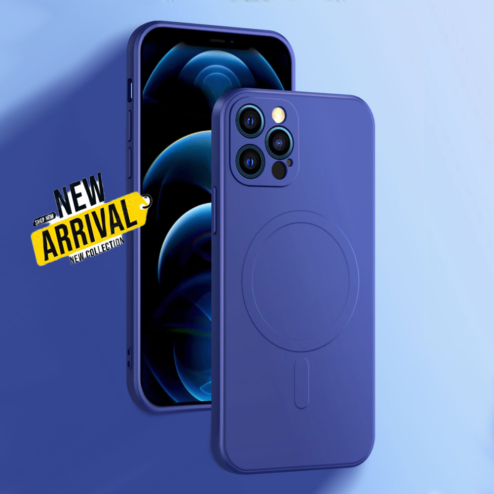 MagSafe Liquid Silicone Shockproof Case for iPhone 11/12/13 Series.