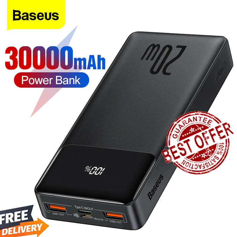 Baseuse Power bank 20000mAh 30000mAh Baseuse Powerbank powerbank