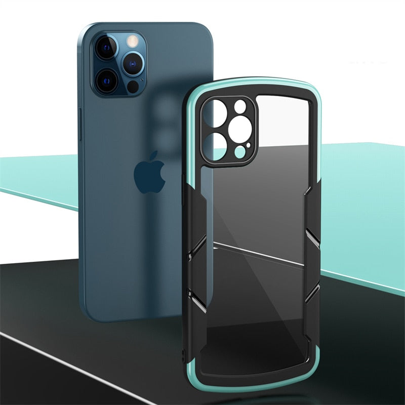 Fashion Design Anti Fall Shield Phone Case with Camera Protection for iPhone