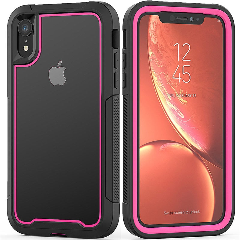 Shock Proof TPU Protective Defense Shield Case for iPhone