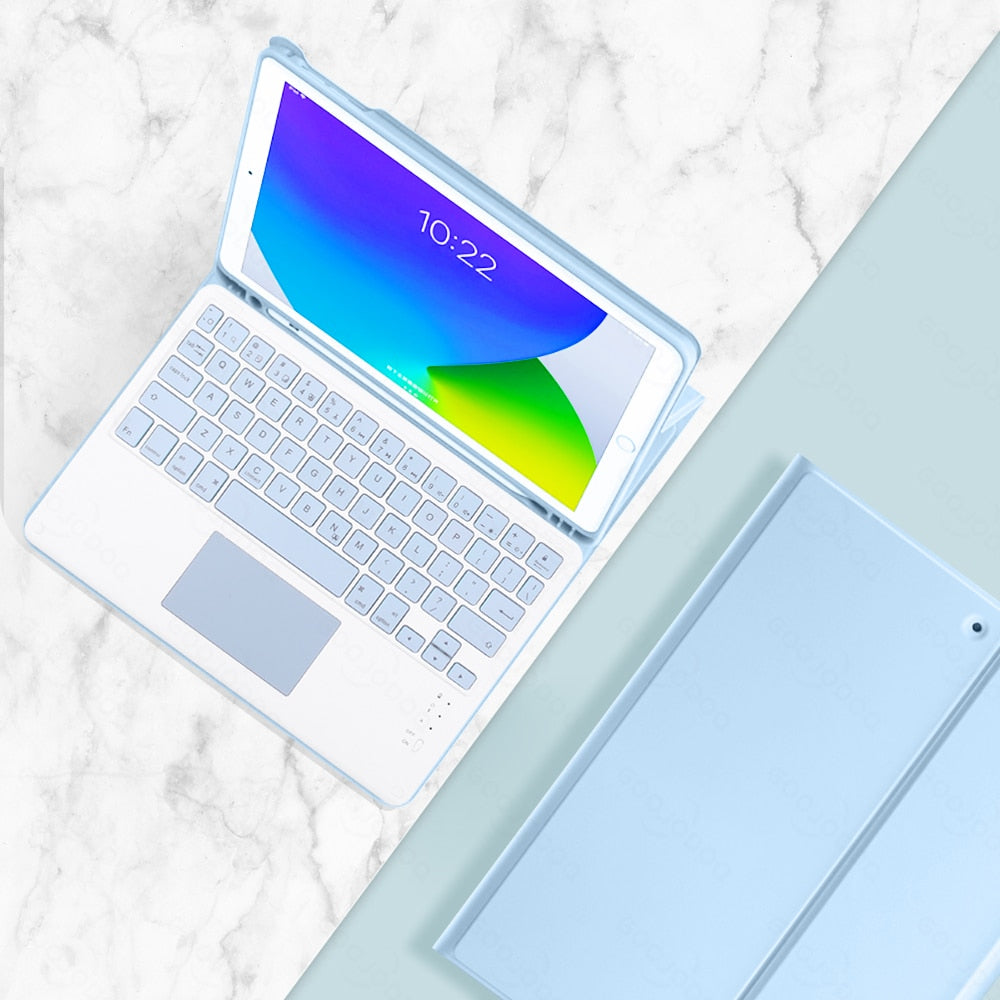 Nano Silicone Apple iPad Keyboard Case: Ultimate Protection and Typing Experience for iPad.