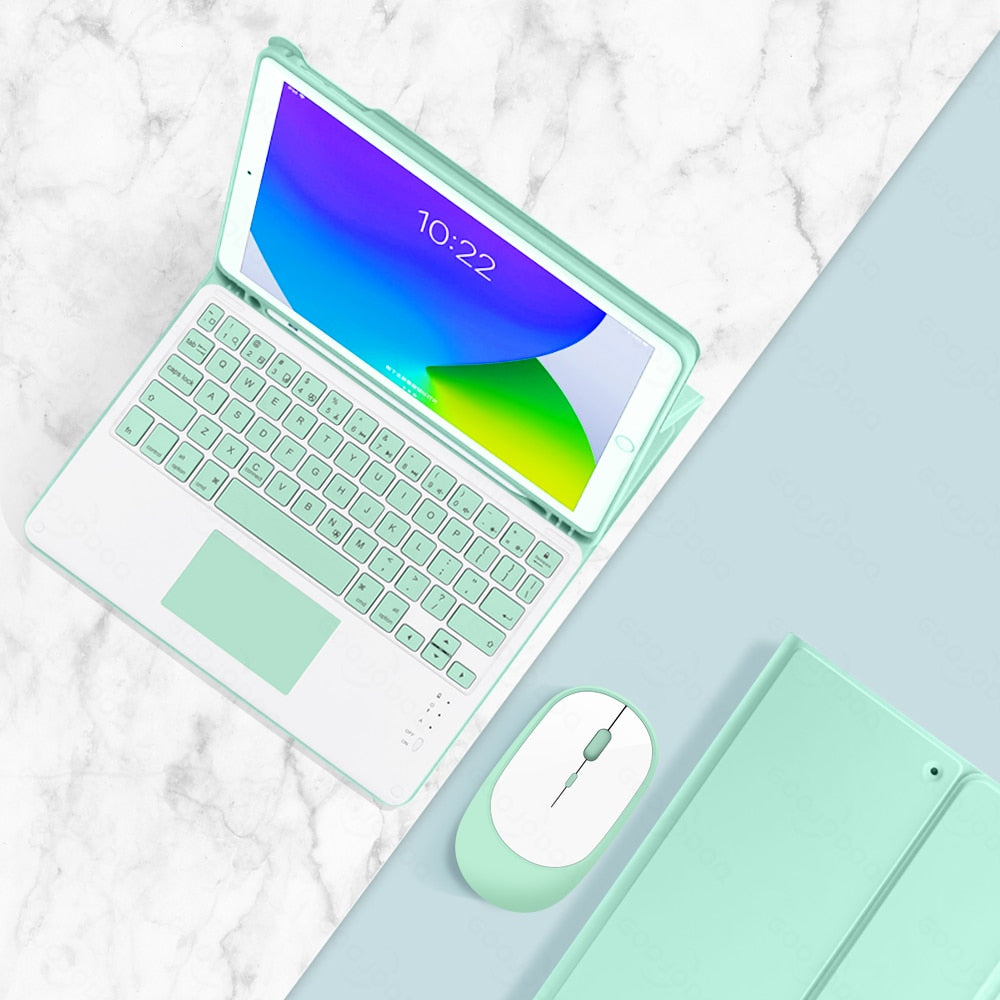 Nano Silicone Apple iPad Keyboard Case: Ultimate Protection and Typing Experience for iPad.
