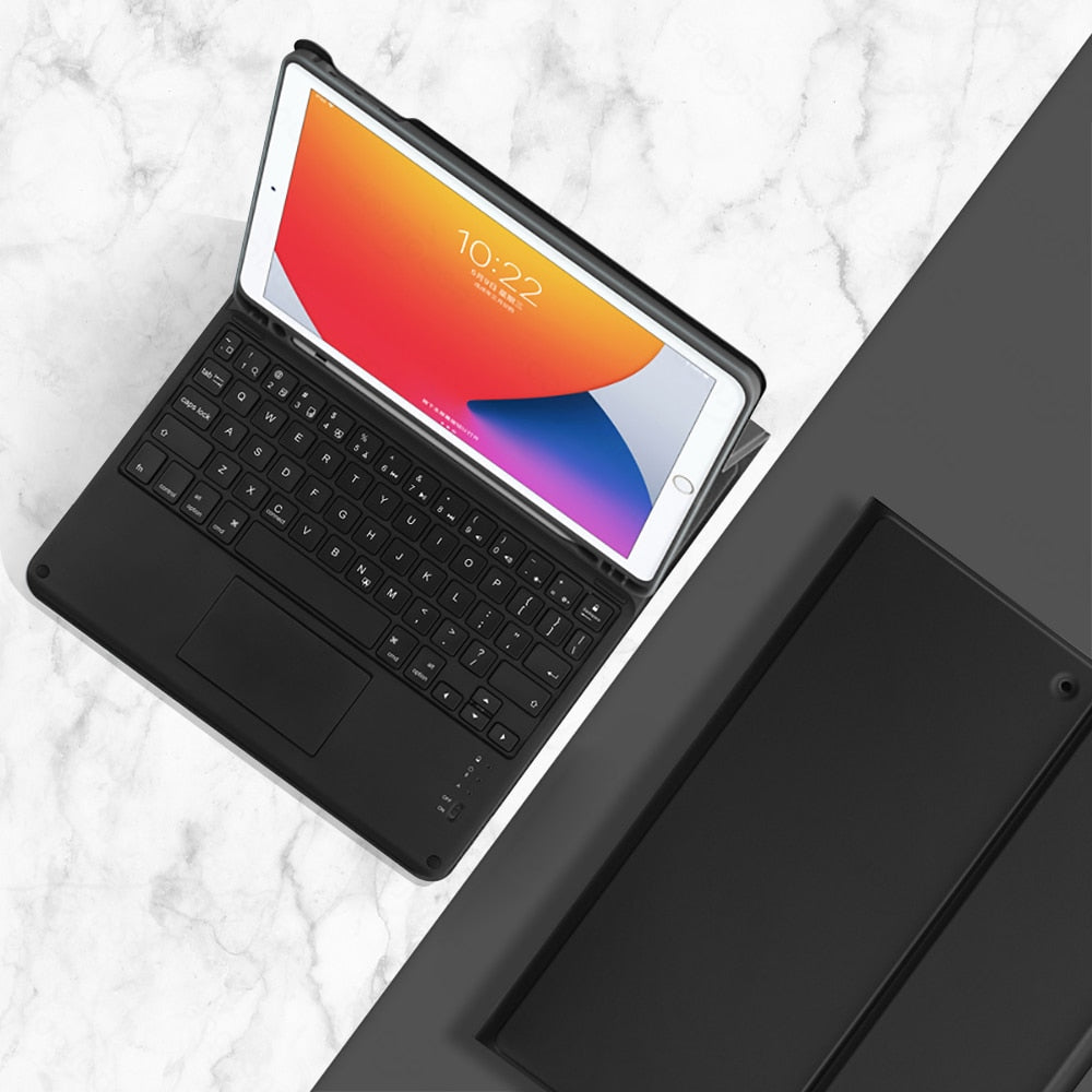 Nano Silicone Apple iPad Keyboard Case: Ultimate Protection and Typing Experience for iPad.