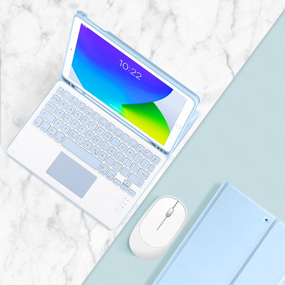 Nano Silicone Apple iPad Keyboard Case: Ultimate Protection and Typing Experience for iPad.