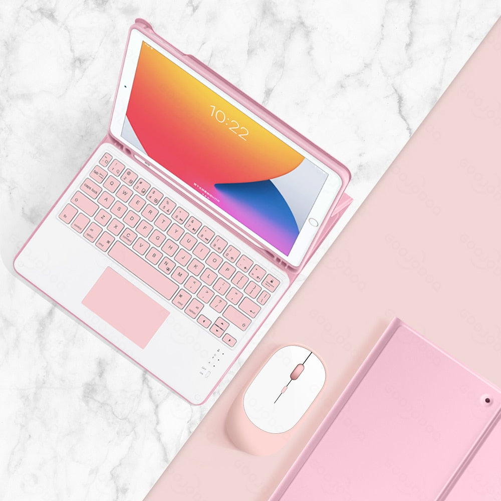 Nano Silicone Apple iPad Keyboard Case: Ultimate Protection and Typing Experience for iPad.