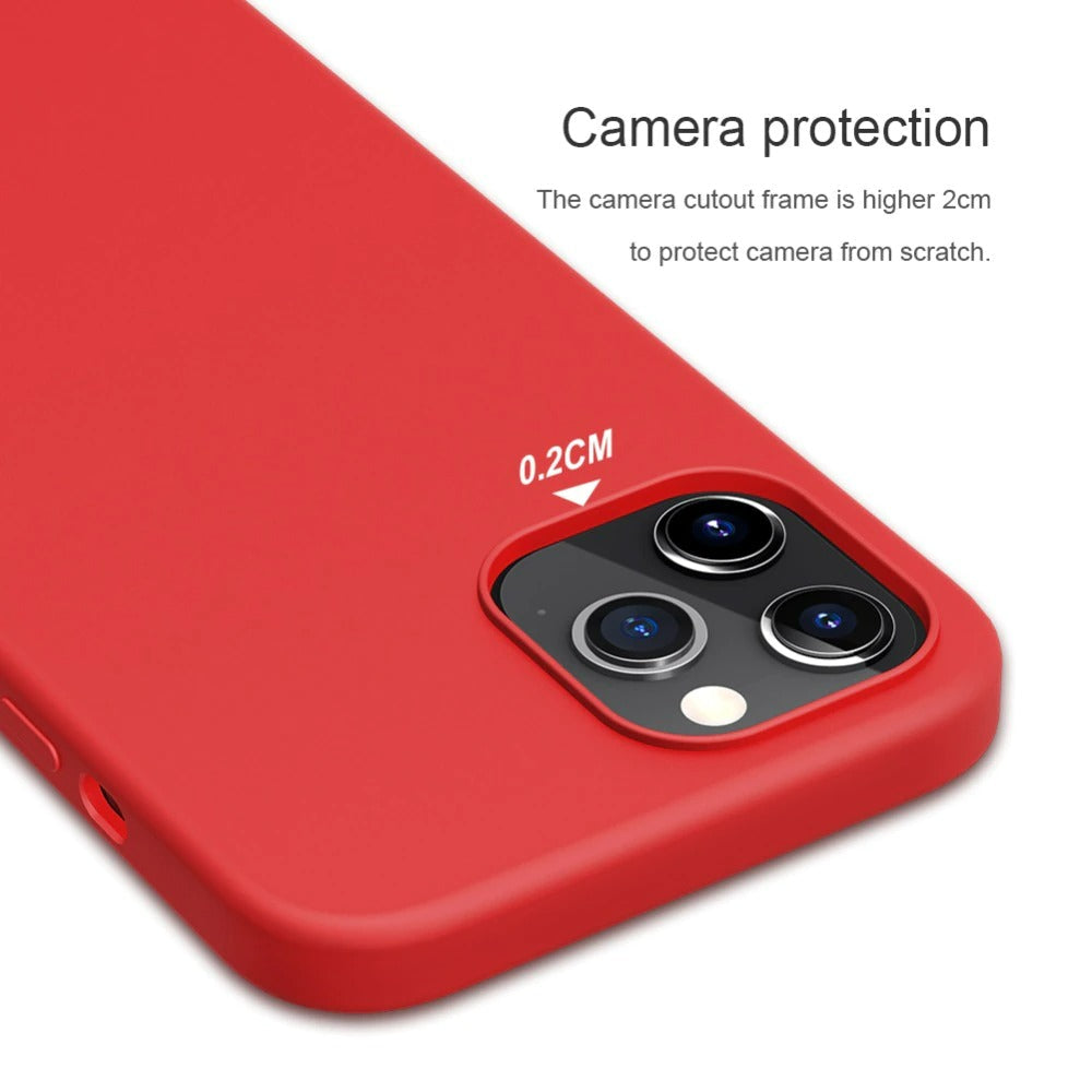 Flex Case High Purity Silicon Case Red for iPhone 13