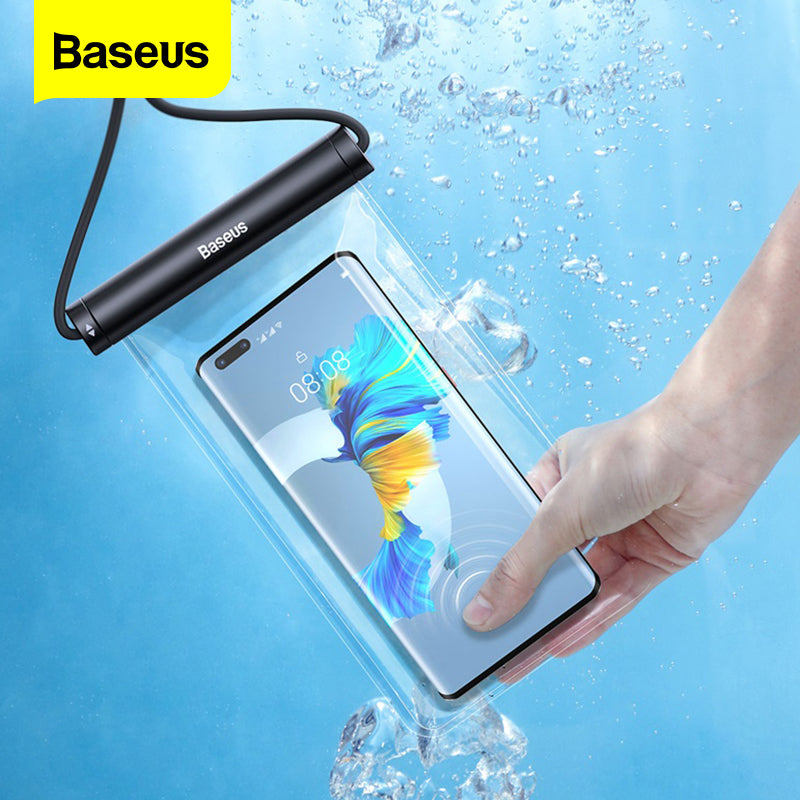 Enjoy Water Sports with Your Phone - Baseus Water Proof Pouch Bag and Protection Case for iPhone and Samsung