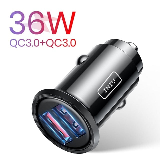 60W CAR Charger with Super Fast Charging 5A Type C PD QC .