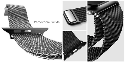 Stainless Steel Magnetic Loop Bracelet for Apple iWatch Series