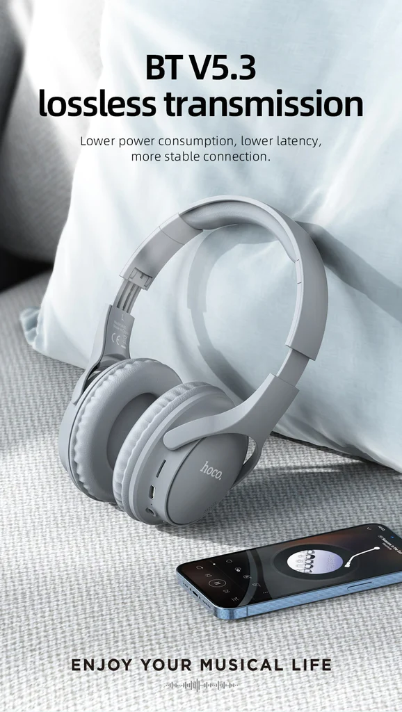 W40 Bluetooth 5.3 HIFI Stereo Sports Headphones