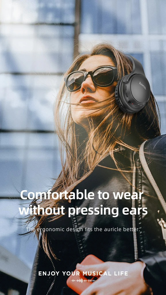 W40 Bluetooth 5.3 HIFI Stereo Sports Headphones