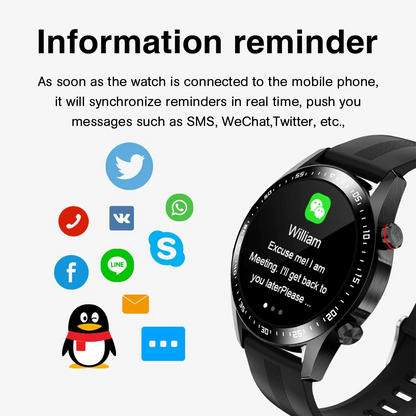 ACTIVE E1-2 Men Smart Watch and Sports Fitness Tracker for Android & IOS.