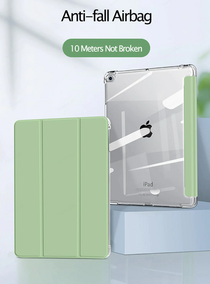 Smart Fold Shockproof Case for iPad 10.2" 7th 8th 9th Gen.