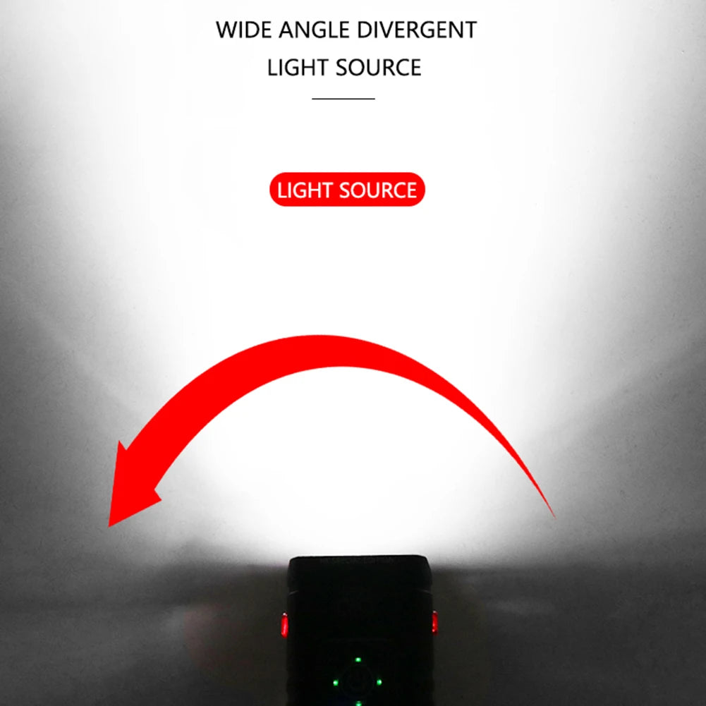 USB rechargeable bike light – view 3