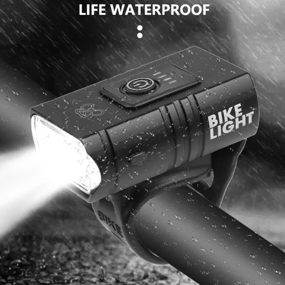 USB rechargeable bike light – view 4