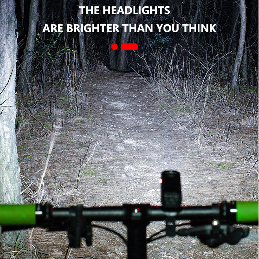 USB rechargeable bike light – view 2