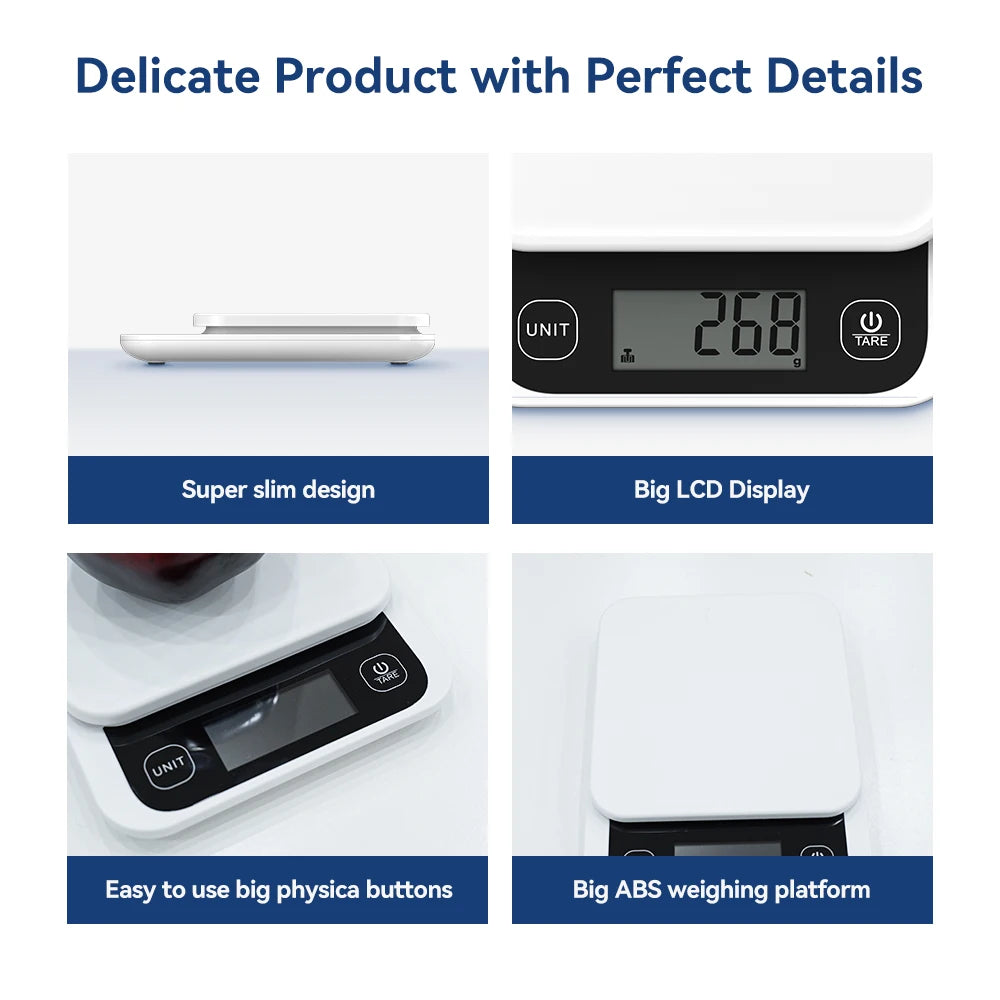 icomon Smart Nutrition Kitchen Scale with App – 5kg