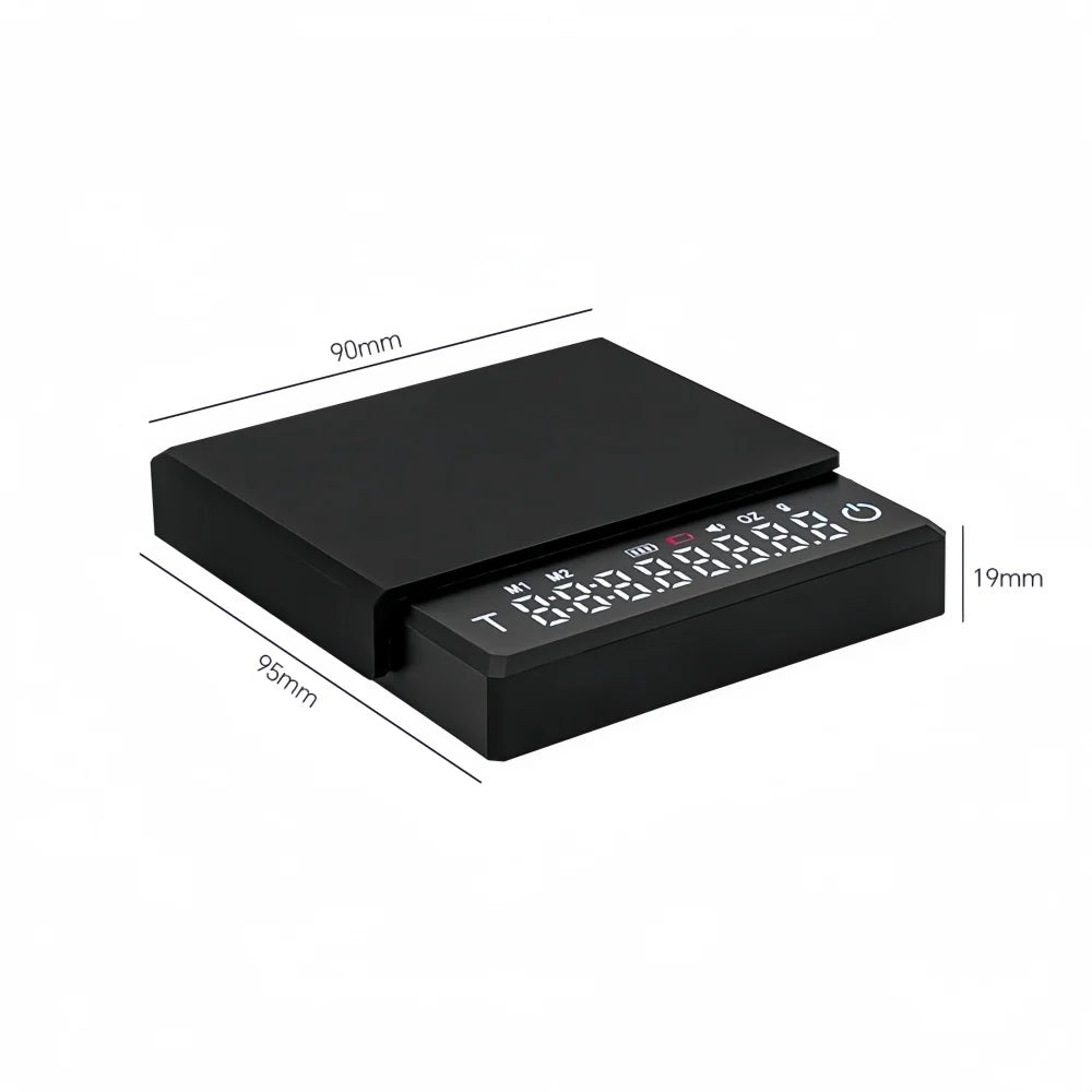 Mini Coffee Scale with Silicone Pad – 0.1g Precision, LED Display