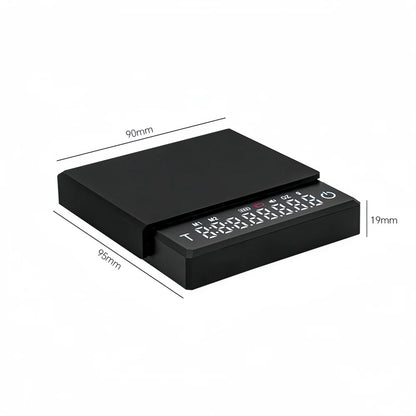 Mini Coffee Scale with Silicone Pad – 0.1g Precision, LED Display
