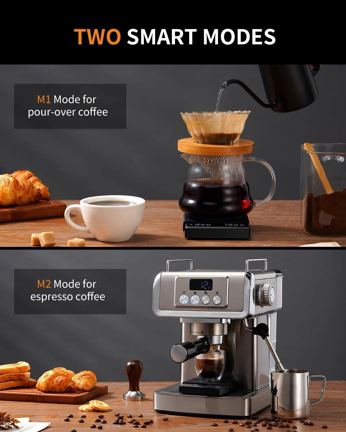 Mini Coffee Scale with Silicone Pad – 0.1g Precision, LED Display