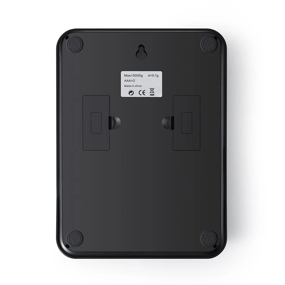 Waterproof Stainless Steel Kitchen Scale – 3kg, 5kg or 10kg, 0.1g Display