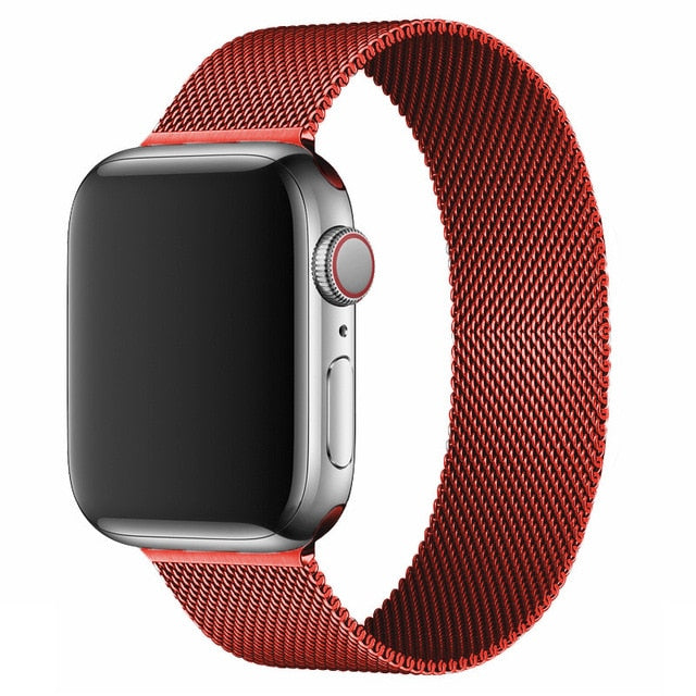 Stainless Steel Magnetic Loop Bracelet for Apple iWatch Series