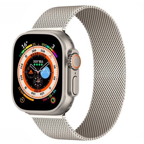 Stainless Steel Magnetic Loop Bracelet for Apple iWatch Series