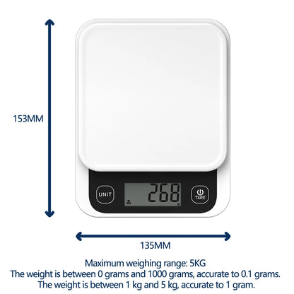 icomon Smart Nutrition Kitchen Scale with App – 5kg, 0.1g Precision
