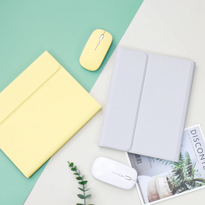 Silicon Honey Comp Breathable Case with PENCIL HOLDER and KEYBOARD