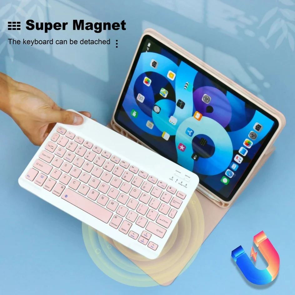 Silicon Honey Comp Breathable Case with PENCIL HOLDER and KEYBOARD