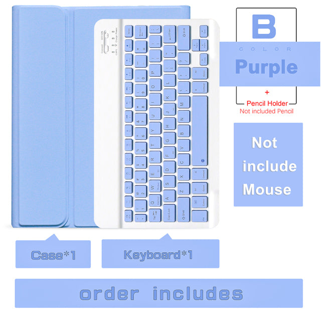 Silicon Honey Comp Breathable Case with PENCIL HOLDER and KEYBOARD