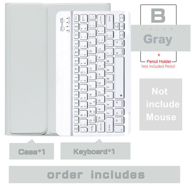 Silicon Honey Comp Breathable Case with PENCIL HOLDER and KEYBOARD