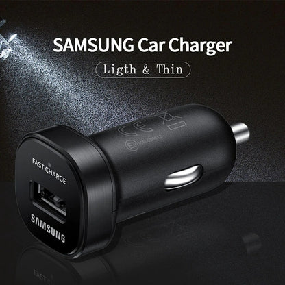 Samsung Car Charger 15W Fast Duel Charging with USB Type C Cable.